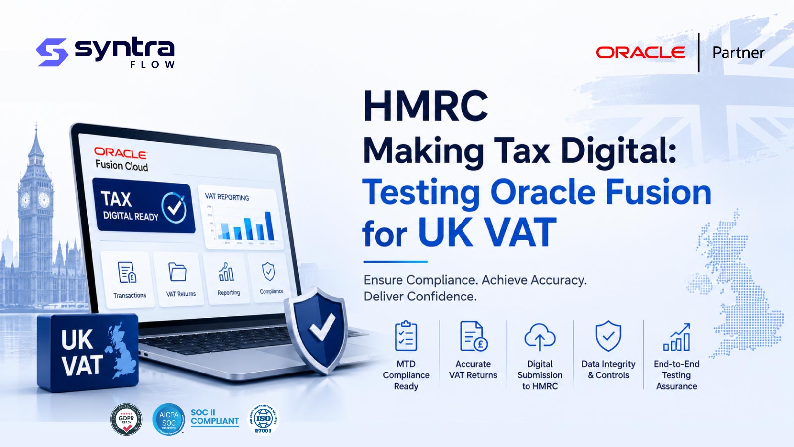 Testing Oracle Fusion for HMRC Making Tax Digital VAT compliance